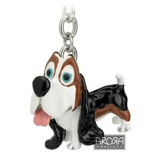 Little Paws Key Ring Basset