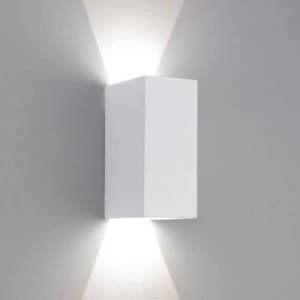 LED 2 Light Indoor Medium Wall Light Plaster