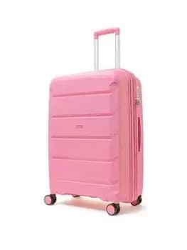 Rock Luggage Tulum NG64203 8 Wheel Medium Bubblegum Pink Suitcase