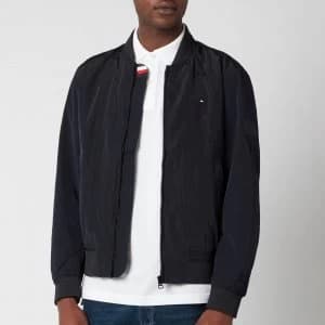 Tommy Hilfiger Mens Lightweight Bomber Jacket - Desert Sky - XL