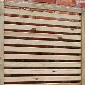 Rowlinson Garden Creations Horizontal Slat Screens Pack of 4