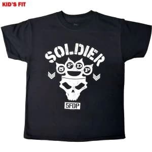 Five Finger Death Punch - Soldier Kids 11 - 12 Years T-Shirt - Black