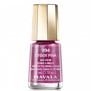 Mavala Cyber Chic Mini Colour Nail Varnish 5ml (Various Shades) - Cyber Pink