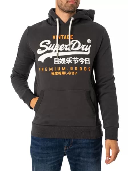 Cracked Classic Vintage Logo Heritage Pullover Hoodie