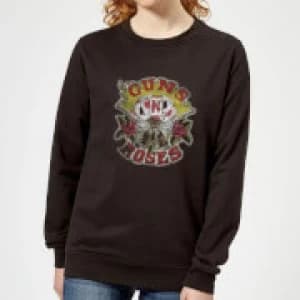 Guns N Roses Cards Womens Sweatshirt - Black