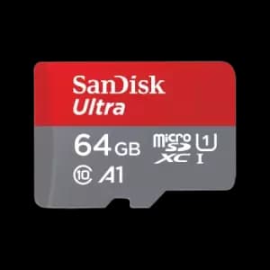 SanDisk Ultra MicroSDXC UHS-I Card with Adapter - 64GB - SDSQUAB-064G-GN6MA