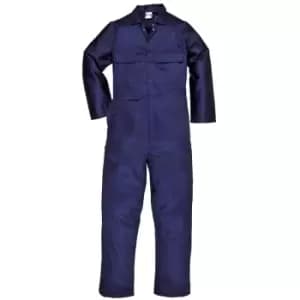 Portwest Mens Euro Work Polycotton Coverall (S999) / Workwear (3XL x Regular) (Navy) - Navy