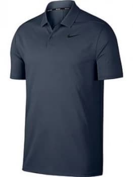 Nike Golf Victory Solid Polo BlueBlack Size S Men