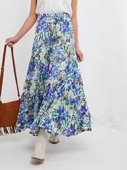 Joe Browns A Touch Of Animal Skirt Multi, Size 12, Women