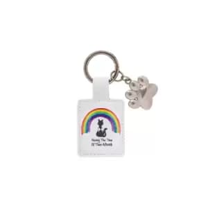 Rainbow Bridge Friends Cat Key Ring