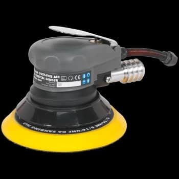 Sealey SA09 Dust Free Air Palm Orbital Disc Sander 150mm