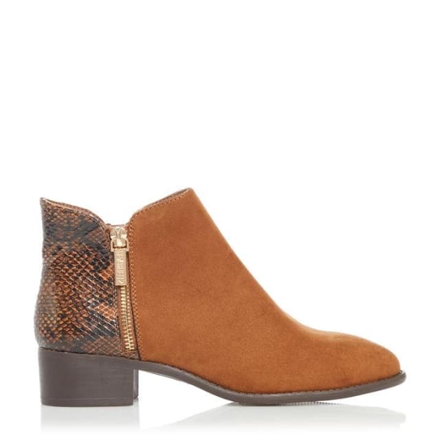 Head Over Heels by Dune Tan 'Peral' Ankle Boots - 3