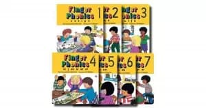 Finger Phonics books 1-7: in Precursive Letters (BE) by Sue Lloyd, Sara Wernham (Board book, 1994)