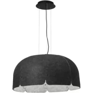 Faro Mute - LED Dome Ceiling Pendant Light Dark Grey, Light Grey