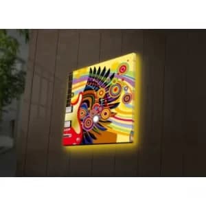 2828DACT-30 Multicolor Decorative LED Lighted Canvas Painting