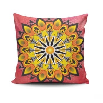 MANDALA-19 - No Filling Multicolor Cushion Cover
