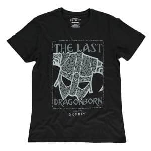 The Elder Scrolls - Skyrim Last Dragonborn Male XL T-Shirt - Black