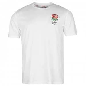 RFU England Rugby Poly Tee Mens - White