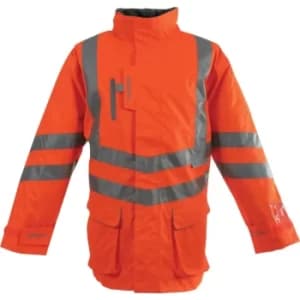 PR502 Hi-vis Orange 3XL Storm Coat