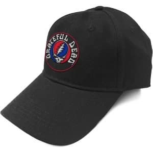 Grateful Dead - Steal Your Face Logo Unisex Baseball Cap - Black