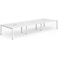 dynamic Computer Desk Evolve Plus B6P14WHTW White 4200 mm x 1600 mm x 730 mm