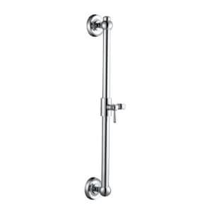 BQ Silver Chrome Effect Shower Riser Rail