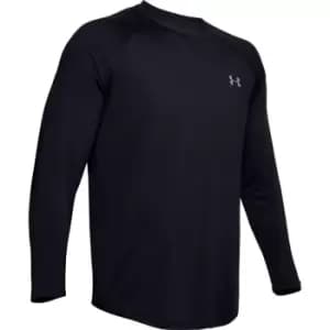 Under Armour Recover Long Sleeve T Shirt Mens - Black