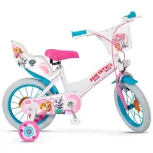 Paw Patrol 14" Wheel Childrens Bicycle, white