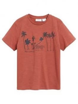 Mango Boys Jungle Short Sleeve Tshirt - Red