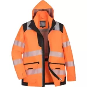 PW367OBRM - sz M PW3 Hi-Vis 5-in-1 jacket Orange/Black - Orange/Black - Portwest