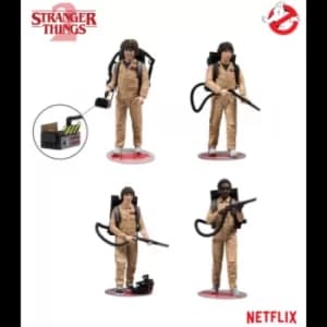 Stranger Things (Pack of 4) Ghostbuster Deluxe Action Figures