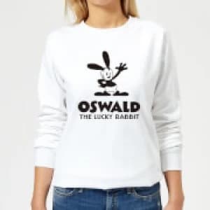 Disney Oswald The Lucky Rabbit Womens Sweatshirt - White