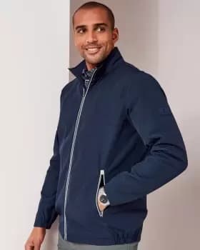 Cotton Traders Mens Guinness Showerproof Jacket in Blue