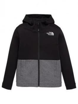 The North Face Boys Slacker Full Zip Hoodie - Black