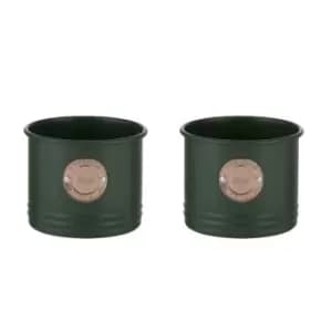 Typhoon Living Set Of 2 Herb Planters - Green