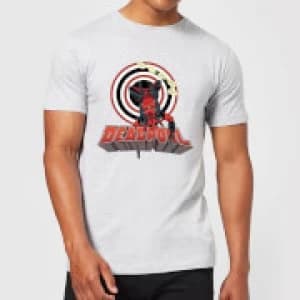 Marvel Deadpool Upside Down Mens T-Shirt - Grey - 3XL