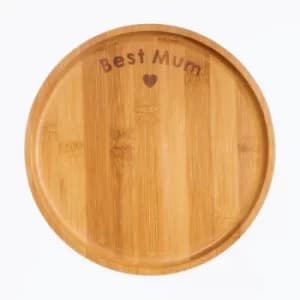 Sass & Belle Best Mum Bamboo Plate