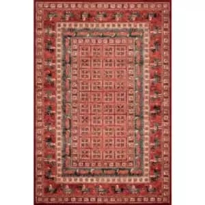 Rug Kashqai Light Red 160x240cm Carpet Large Rugs - Red