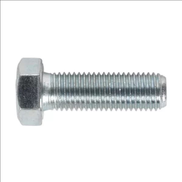 Genuine SEALEY SS1650 HT Setscrew M16 x 50mm 8.8 Zinc DIN 933 Pack of 10