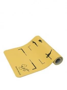Davina Mccall Davina Tpe Printed Yoga Mat - Yellow