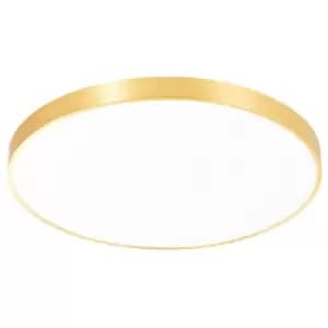 Zumaline Sierra Round Integrated LED Panel, Gold, 4000K, 4500lm