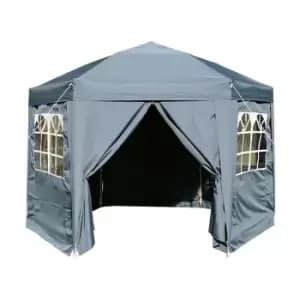 Airwave 3.5m Hexagon Gazebo - Blue
