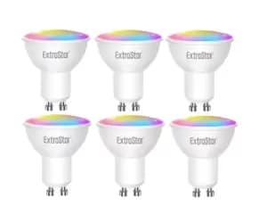 GU10 6W LED WiFi Smart RGB Light bulb (pack of 6)
