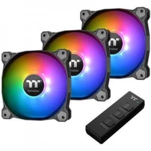Thermaltake 3x Pure 14 ARGB Sync PC fan Black, RGB (W x H x D) 140 x 140 x 25 mm