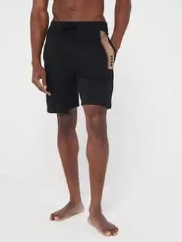 BOSS Bodywear Authentic Lounge Shorts, Black Size M Men