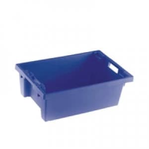 Slingsby Solid Slide StackNesting Container 600X400X200mm Blue 382960