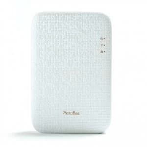 Photobee Portable WiFi Photo Printer - White