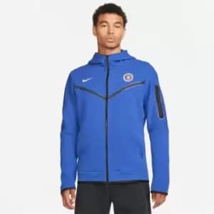 Nike Chelsea Tech Fleece Windrunner Hoodie 2023 2024 Adults - Blue