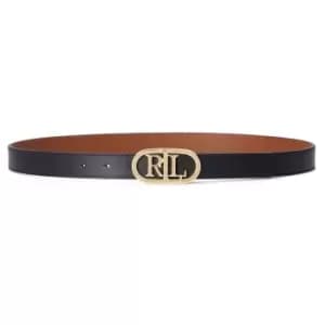 Lauren by Ralph Lauren Lauren Ralph Lauren Oval Reversible Belt Womens - Black