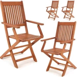 Garden Chair Sydney 4Pcs Acacia Wood FSC -certified